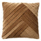Dutch Decor - GIDI - Sierkussen 45x45 cm - velvet - effen kleur - Tobacco Brown - bruin