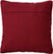 Dutch Decor GIDI - Sierkussen velvet 45x45 cm Merlot - rood - Inclusief binnenkussen
