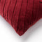 Dutch Decor GIDI - Sierkussen velvet 45x45 cm Merlot - rood - Inclusief binnenkussen