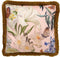 Dutch Decor HANNA - Kussenhoes 45x45 cm - bloemen - vlinders - franjes - Dusty Pink - roze - met rits - zonder binnenkussen