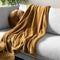 Dutch Decor - HARVEY - Plaid 150x200 cm - superzachte deken van fleece - Tobacco Brown - bruin - Mooie kwaliteit - Cadeau tip!