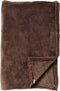 Dutch Decor - HARVEY - Plaid 150x200 cm - superzachte deken van fleece - Chocolate Martini - donkerbruin - Mooie kwaliteit - Cadeau tip!