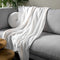 Dutch Decor - HARVEY - Plaid 150x200 cm - superzachte deken van fleece - Snow White - wit - Mooie kwaliteit - Cadeau tip!