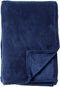 Dutch Decor - HARVEY - Plaid 150x200 cm - superzachte deken van fleece - Insignia Blue - donkerblauw - - Mooie kwaliteit - Cadeau tip!