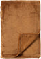 Dutch Decor - HARVEY - Plaid 150x200 cm - superzachte deken van fleece - Tobacco Brown - bruin - Mooie kwaliteit - Cadeau tip!