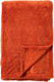 Dutch Decor - HARVEY - Plaid 150x200 cm - superzachte deken van fleece - Potters Clay - oranje terra - Mooie kwaliteit - Cadeau tip!