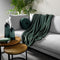 Dutch Decor - HARVEY - Plaid 150x200 cm - superzachte deken van fleece - Mountain View - donkergroen - Mooie kwaliteit - Cadeau tip!