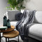 Dutch Decor - HARVEY - Plaid 150x200 cm - superzachte deken van fleece - Charcoal Gray - antraciet - Mooie kwaliteit - Cadeau tip!