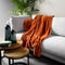 Dutch Decor - HARVEY - Plaid 150x200 cm - superzachte deken van fleece - Potters Clay - oranje terra - Mooie kwaliteit - Cadeau tip!