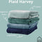 Dutch Decor - HARVEY - Plaid 150x200 cm - superzachte deken van fleece - Sagebrush Green - groen - Mooie kwaliteit - Cadeau tip!