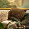 Dutch Decor HAZEL - Kussenhoes 50x50 cm - effen kleur - strepen - heerlijk zacht - Military Olive - groen - met rits - zonder binnenkussen