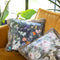 Dutch Decor HOLLY - Kussenhoes 45x45 cm - velvet - Mountain view - donkergroen - met rits - zonder binnenkussen