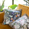 Dutch Decor HOLLY - Sierkussen velvet Mountain view 45x45 cm - groen - Inclusief binnenkussen