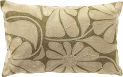 Dutch Decor IVY - Sierkussen 30x50 cm - Boa - groen - Inclusief binnenkussen