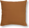 Dutch Decor JAMES - Kussenhoes 45x45 cm - duurzaam katoen - effen kleur - Tobacco Brown - bruin - met rits - zonder binnenkussen