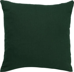Dutch Decor JAMES - Kussenhoes 45x45 cm - duurzaam katoen – effen kleur - Mountain View - donkergroen - met rits - zonder binnenkussen