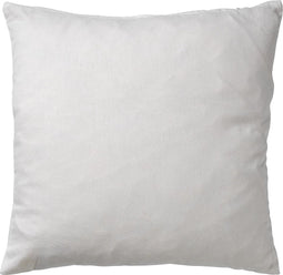 Dutch Decor JAMES - Kussenhoes 45x45 cm - duurzaam katoen - effen kleur - Snow White - wit - met rits - zonder binnenkussen