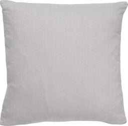 Dutch Decor JAMES - Kussenhoes 45x45 cm - duurzaam katoen - effen kleur - Micro Chip - lichtgrijs - met rits - zonder binnenkussen