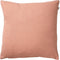 Dutch Decor JAMES - Kussenhoes 45x45 cm - duurzaam katoen - effen kleur - Muted Clay - roze - met rits - zonder binnenkussen