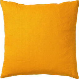 Dutch Decor JAMES - Kussenhoes 45x45 cm - duurzaam katoen - effen kleur - Golden Glow - geel - met rits - zonder binnenkussen