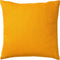 Dutch Decor JAMES - Kussenhoes 45x45 cm - duurzaam katoen - effen kleur - Golden Glow - geel - met rits - zonder binnenkussen
