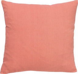 Dutch Decor JAMES - Kussenhoes 45x45 cm - duurzaam katoen - effen kleur - Lobster Bisque - roze - met rits - zonder binnenkussen
