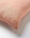 Dutch Decor JAMES - Kussenhoes 45x45 cm - duurzaam katoen - effen kleur - Muted Clay - roze - met rits - zonder binnenkussen