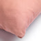 Dutch Decor JAMES - Kussenhoes 45x45 cm - duurzaam katoen - effen kleur - Lobster Bisque - roze - met rits - zonder binnenkussen
