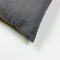 Dutch Decor JAMES - Kussenhoes 45x45 cm - duurzaam katoen – effen kleur - Charcoal Gray - antraciet - met rits - zonder binnenkussen