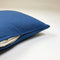Dutch Decor JAMES - Kussenhoes 45x45 cm - duurzaam katoen - effen kleur - Insignia Blue - donkerblauw - met rits - zonder binnenkussen