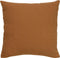 Dutch Decor JAMES - Kussenhoes 45x45 cm - duurzaam katoen - effen kleur - Tobacco Brown - bruin - met rits - zonder binnenkussen