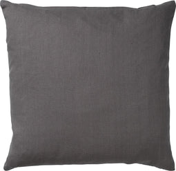 Dutch Decor JAMES - Sierkussen 45x45 cm - duurzaam katoen – effen kleur - Charcoal Gray - antraciet - Inclusief binnenkussen