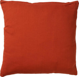 Dutch Decor JAMES - Sierkussen 45x45 cm - duurzaam katoen - effen kleur - Potters Clay - oranje - Inclusief binnenkussen