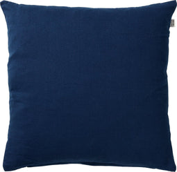 Dutch Decor JAMES - Sierkussen 45x45 cm - duurzaam katoen - effen kleur - Insignia Blue - donkerblauw - Inclusief binnenkussen