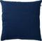 Dutch Decor JAMES - Sierkussen 45x45 cm - duurzaam katoen - effen kleur - Insignia Blue - donkerblauw - Inclusief binnenkussen