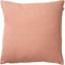 Dutch Decor JAMES - Sierkussen 45x45 cm - duurzaam katoen - effen kleur - Muted Clay - roze - Inclusief binnenkussen