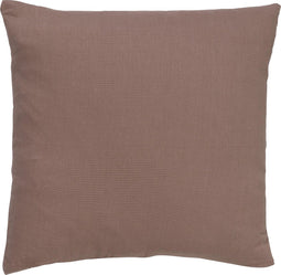Dutch Decor JAMES - Sierkussen 45x45 cm - duurzaam katoen – effen kleur - Driftwood - taupe - Inclusief binnenkussen