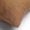 Dutch Decor JAMES - Sierkussen 45x45 cm - duurzaam katoen - effen kleur - Tobacco Brown - bruin - Inclusief binnenkussen