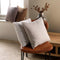 Dutch Decor JAMES - Sierkussen 45x45 cm - duurzaam katoen - effen kleur - Pumice Stone - beige - Inclusief binnenkussen
