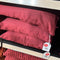 Dutch Decor JAMES - Sierkussen katoen 45x45 cm - Merlot - rood - Inclusief binnenkussen