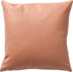 Dutch Decor JARED - Sierkussen 45x45 cm – leerlook – stoere effen kleur - Cork - roze - Inclusief binnenkussen