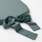 Dutch Decor - JAVA - Stoelkussen met lint Sagebrush Green 40x40 cm - groen - Zitkussen