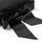 Dutch Decor JAVAAN - Hoes voor stoelkussen met lint Raven 45x45 cm - zwart - met rits