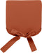 Dutch Decor - JAVAAN - Stoelkussen met lint Potters Clay 45x45 cm - oranje - Zitkussen