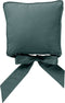 Dutch Decor - JAVAAN - Stoelkussen met lint Sagebrush Green 45x45 cm - groen - Zitkussen