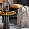 Dutch Decor - JOLIE - Plaid 140x180 cm - Pumice Stone - beige - panter dessin - franjes