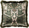 Dutch Decor JONI - Sierkussen 45x45 cm Olive Branch - groen - Inclusief binnenkussen