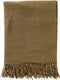 Dutch Decor - JOSE - Plaid 140x180 cm - lichtgewicht - natuurlijke look - Military Olive - groen