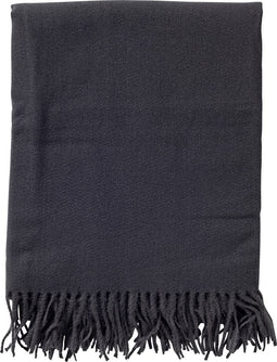 Dutch Decor - JOSE - Plaid 140x180 cm - lichtgewicht - natuurlijke look - Charcoal Gray - antraciet