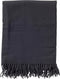 Dutch Decor - JOSE - Plaid 140x180 cm - lichtgewicht - natuurlijke look - Charcoal Gray - antraciet